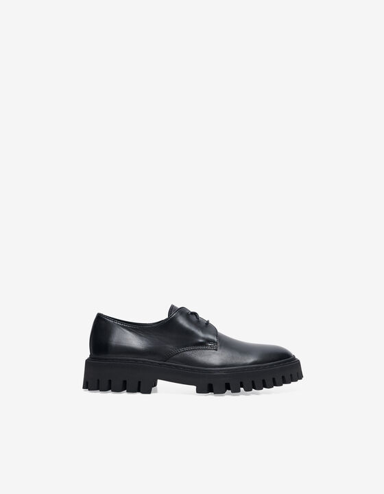 LOW LEATHER LACE-UP SHOES