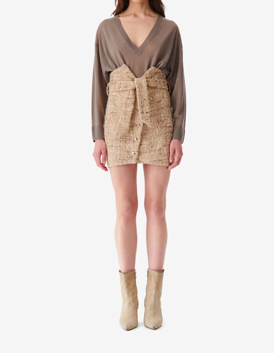 OVERSIZED V-NECK SWEATER