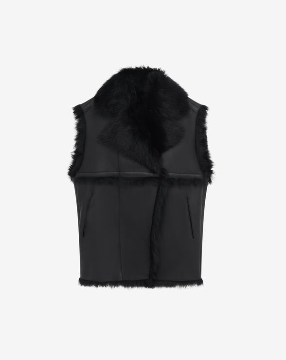 YEMI REVERSIBLE SLEEVELESS JACKET