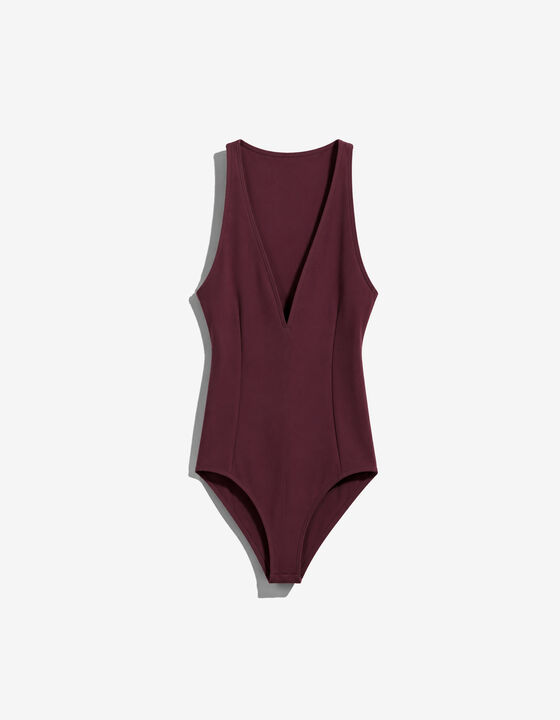 DEEP V-NECK BODYSUIT