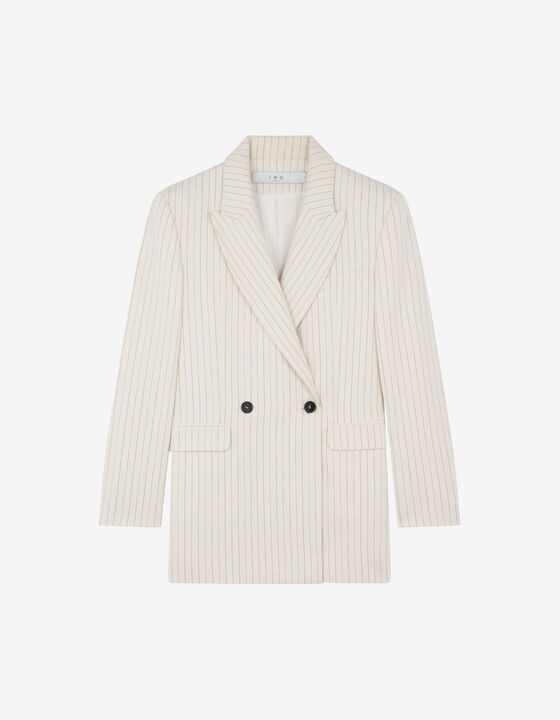 STRIPED SUIT JACKET