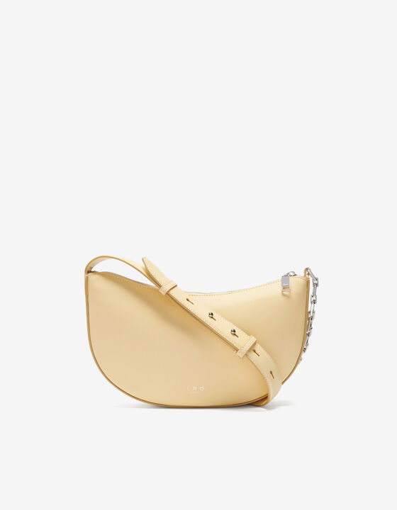ARCSLOUCHY CALFSKIN LEATHER BAG WITH CHAIN