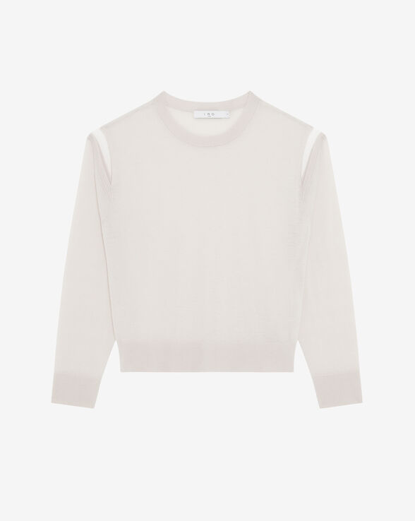 HASTIN OVERSIZED CUT-OUT SWEATER