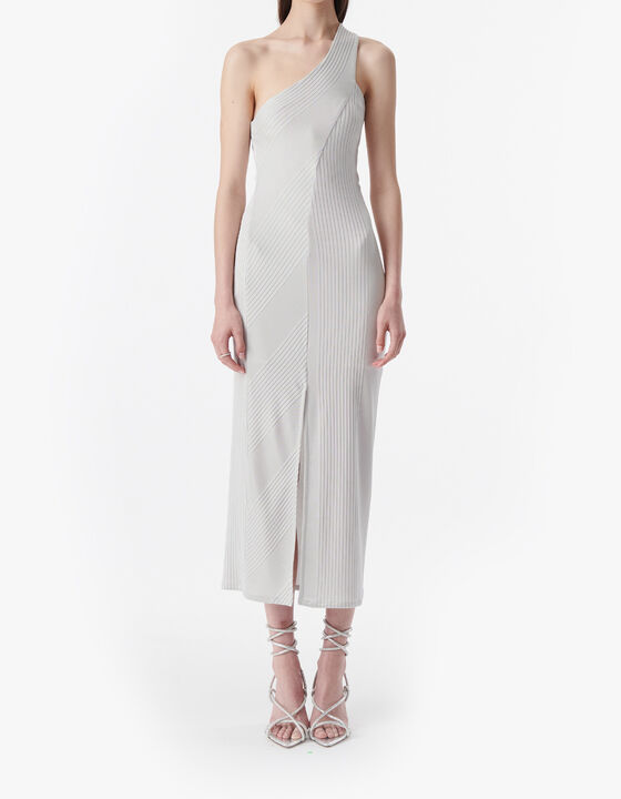 ASYMMETRICAL MIDI DRESS