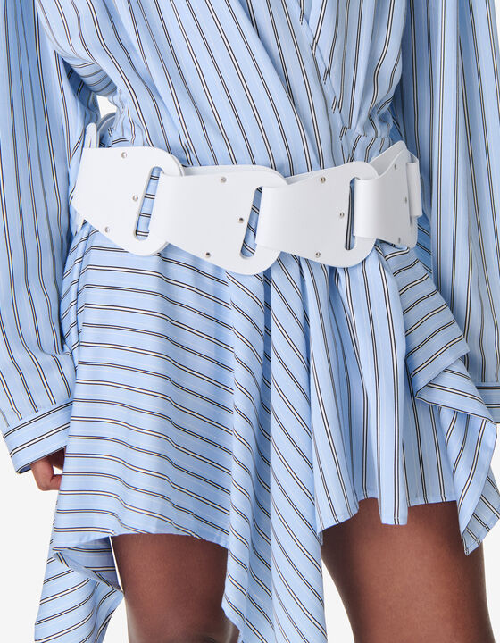 CEINTURE LARGE EN CUIR