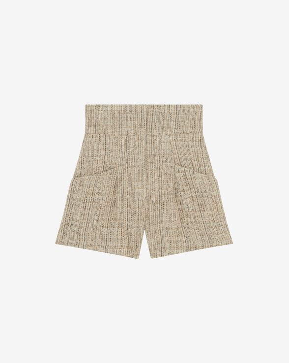 LORMI HIGH-RISE TWEED SHORTS