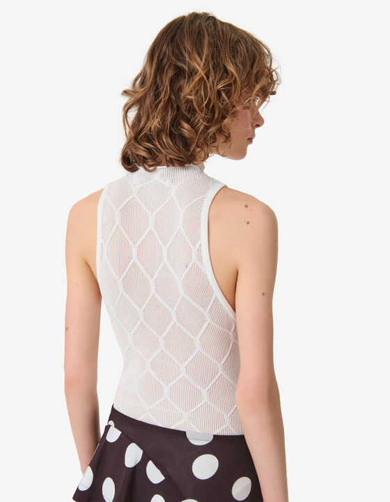 OPENWORK KNIT BODY