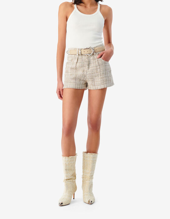 SHORT EN TWEED