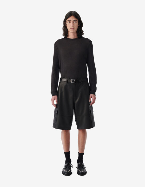 LEATHER SHORT