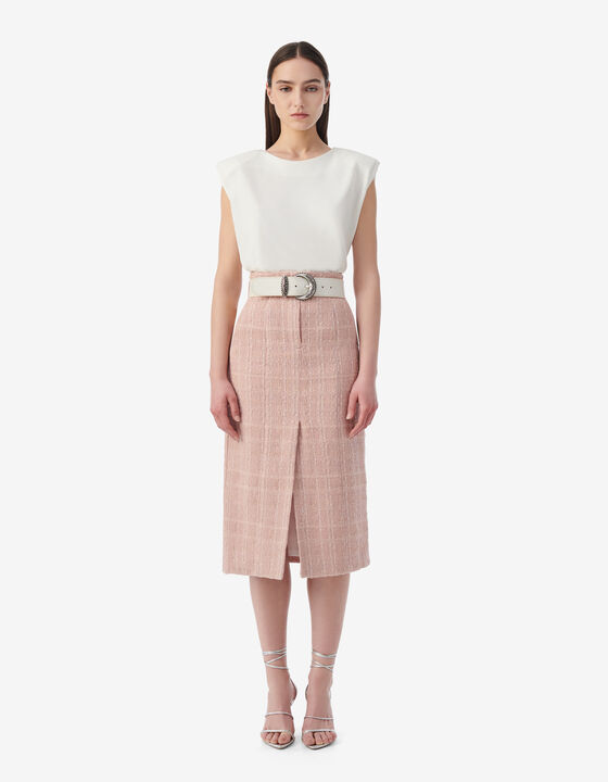 TWEED PENCIL SKIRT