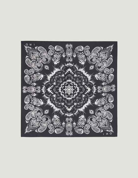 ARCHIE WATERCOLOR PRINT SILK BANDANA