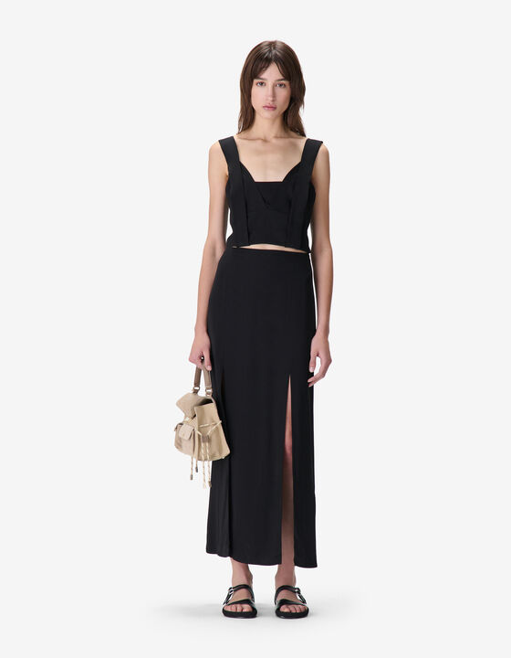 LONG SKIRT WITH SLITS