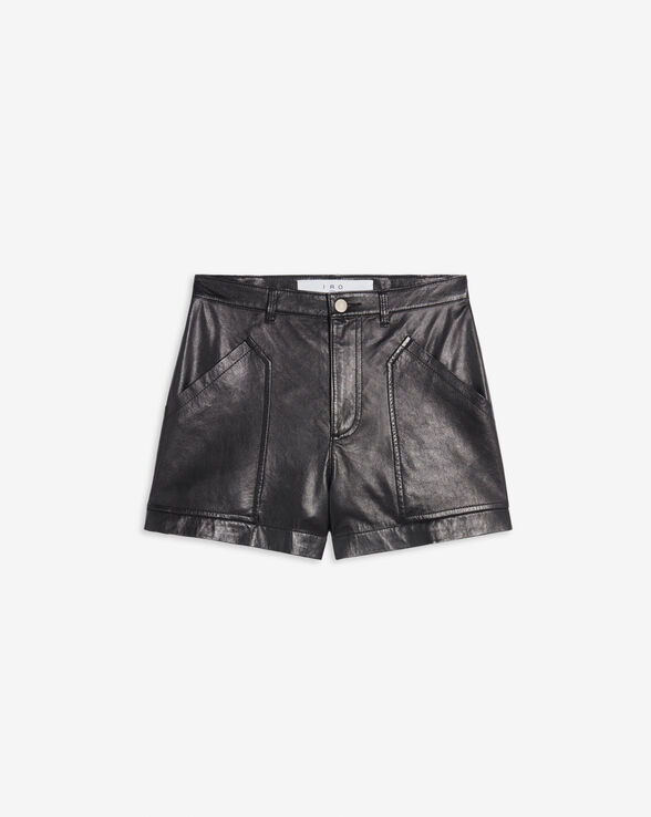 MOLLER LEATHER SHORTS