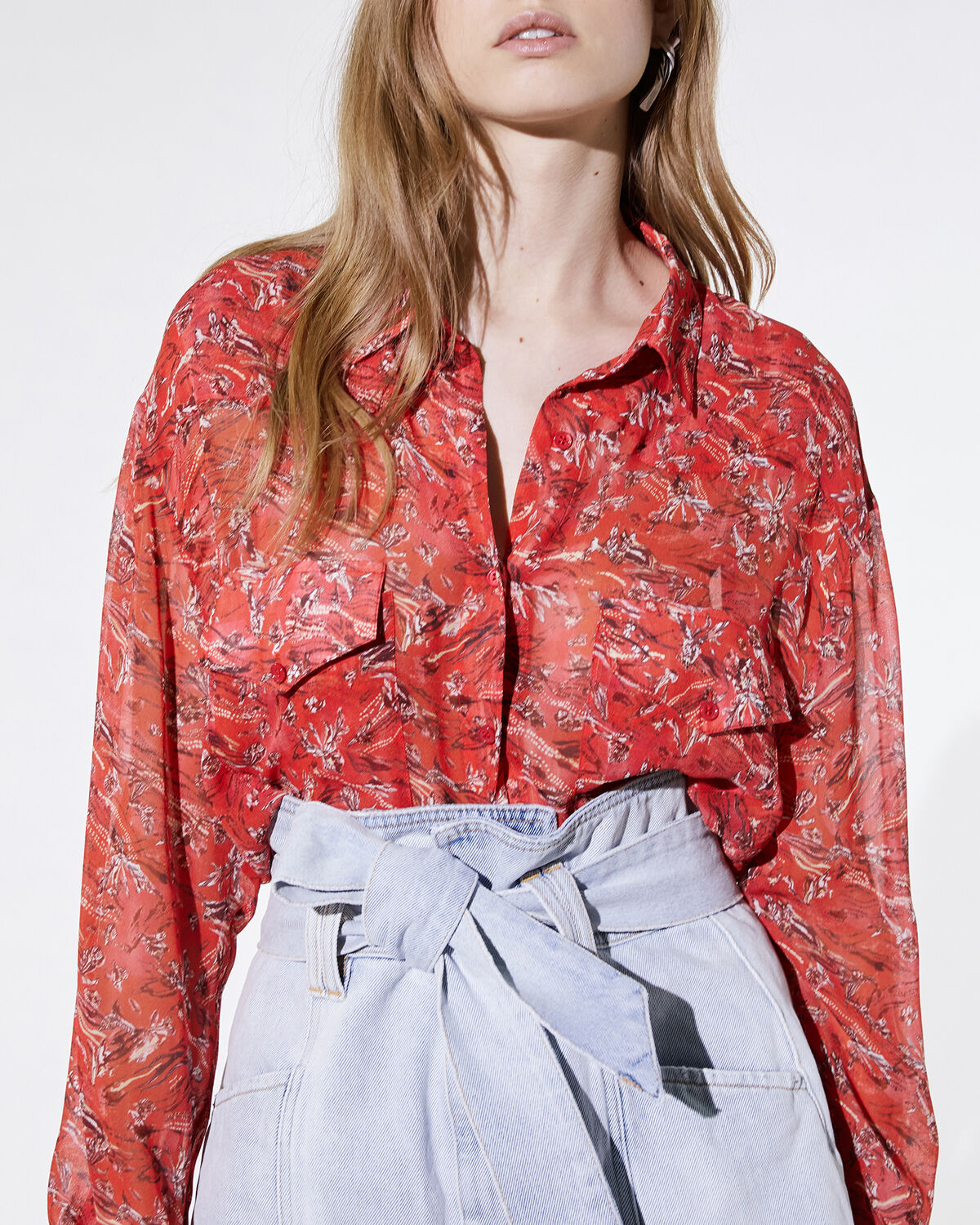 Stiry Shirt Red by IRO Paris