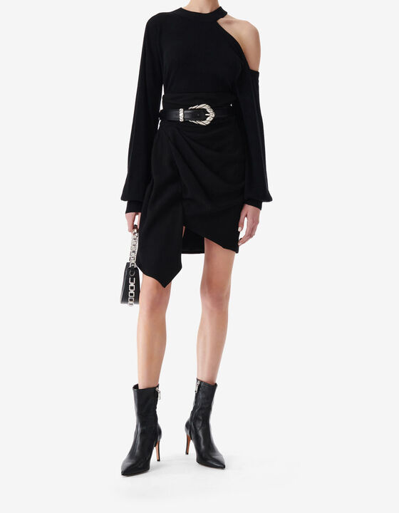 JUPE COURTE ASYMÉTRIQUE