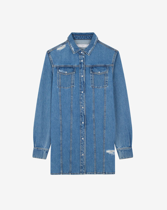 DALKA DENIM SHIRT DRESS