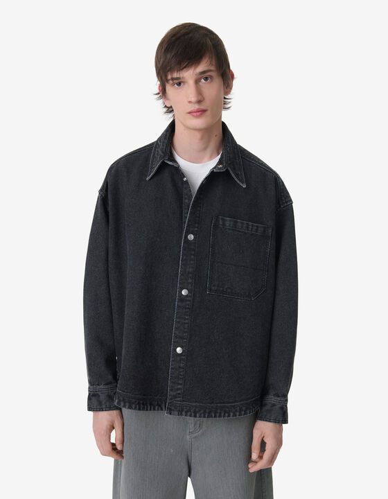CHEMISE OVERSIZE EN DENIM