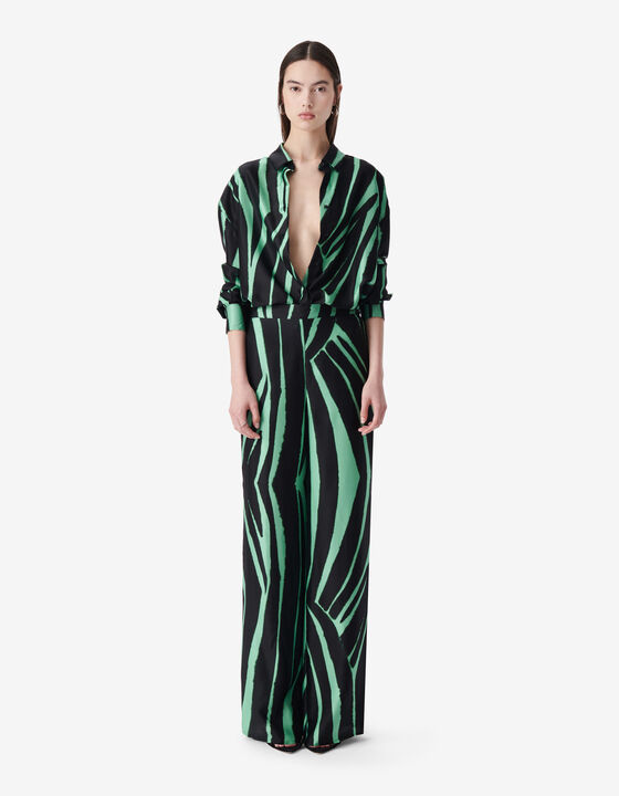 CHEMISE À IMPRIMÉ EN SOIE