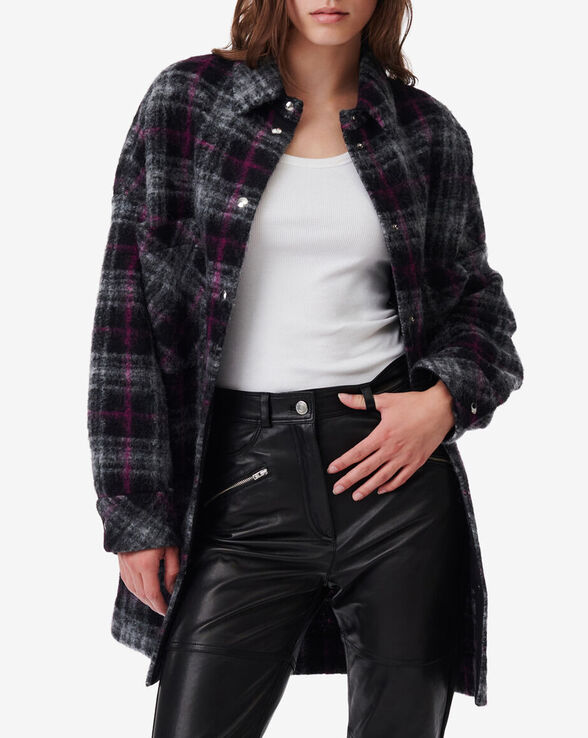 TERESA CHECKERED OVERSHIRT