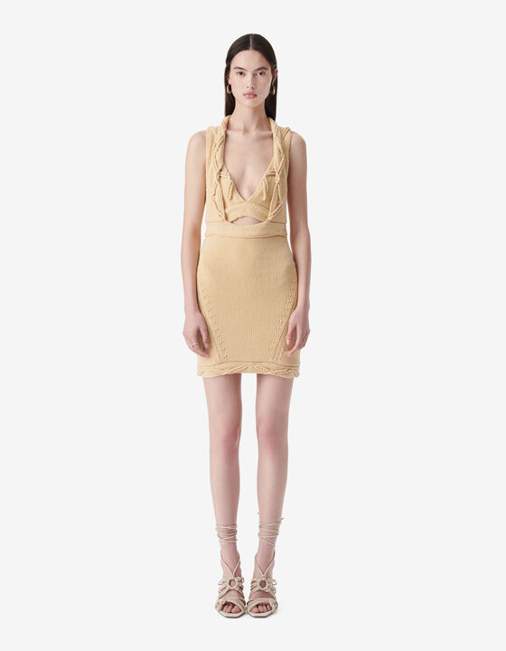 ROBE COURTE EN TRICOT