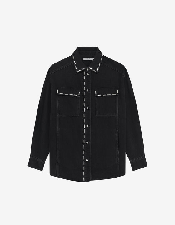 CHEMISE EN JEAN À STUDS