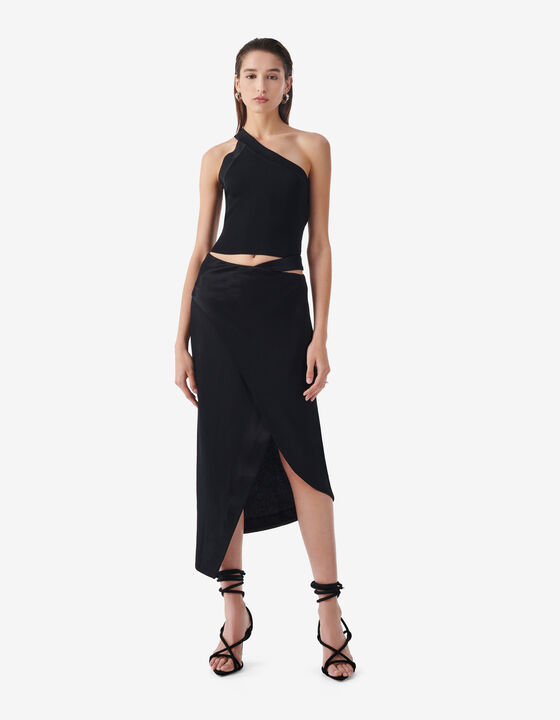 MIDI WRAP SKIRT