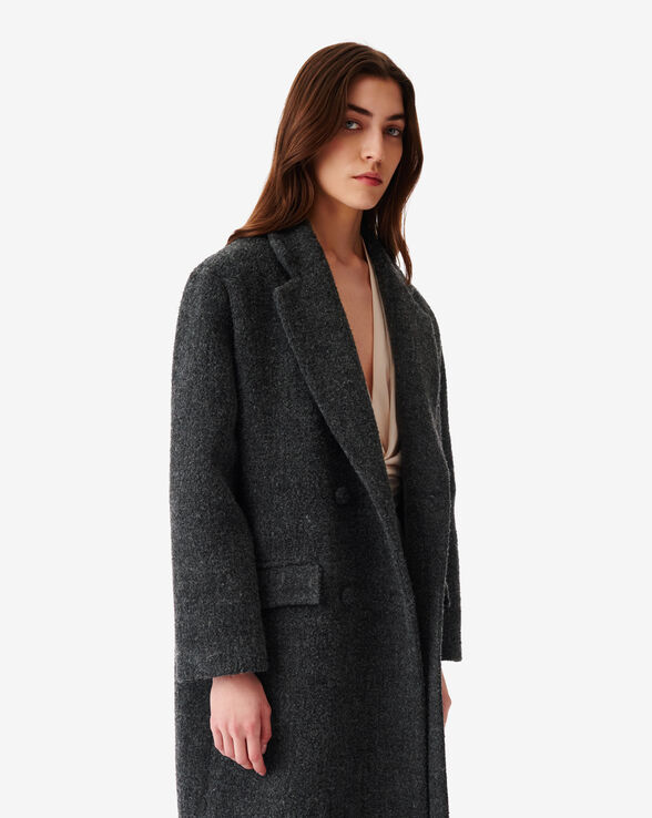 Bi-Material Long Coat - Women - Ready-to-Wear