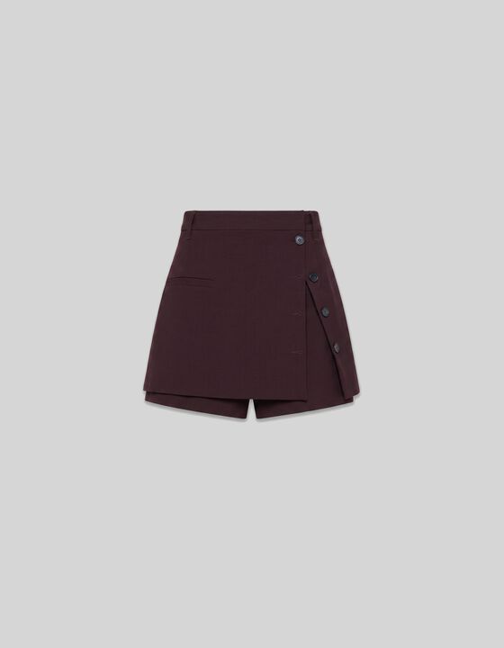 JUPE-SHORT ASYM&Eacute;TRIQUE