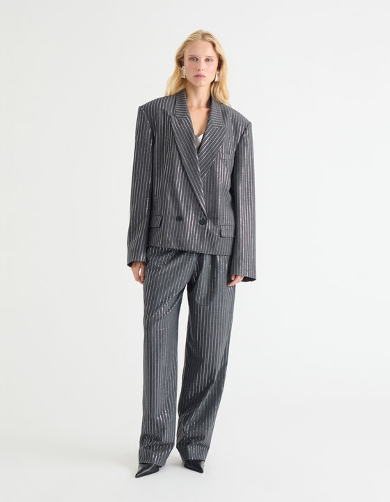 SEQUIN SUIT JACKET