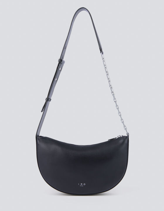 ARCSLOUCHY CALFSKIN LEATHER BAG WITH CHAIN