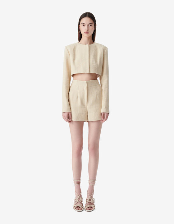 TWEED SHORTS
