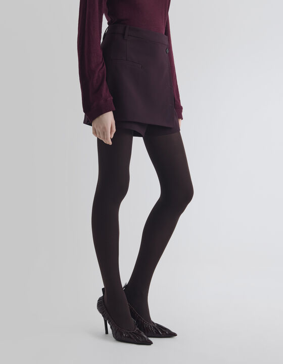 JUPE-SHORT ASYM&Eacute;TRIQUE