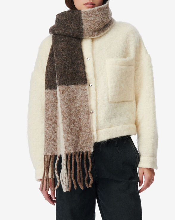 AURAY CHECK SCARF