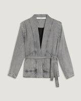 DITRE WASHED DENIM KIMONO JACKET  image number null