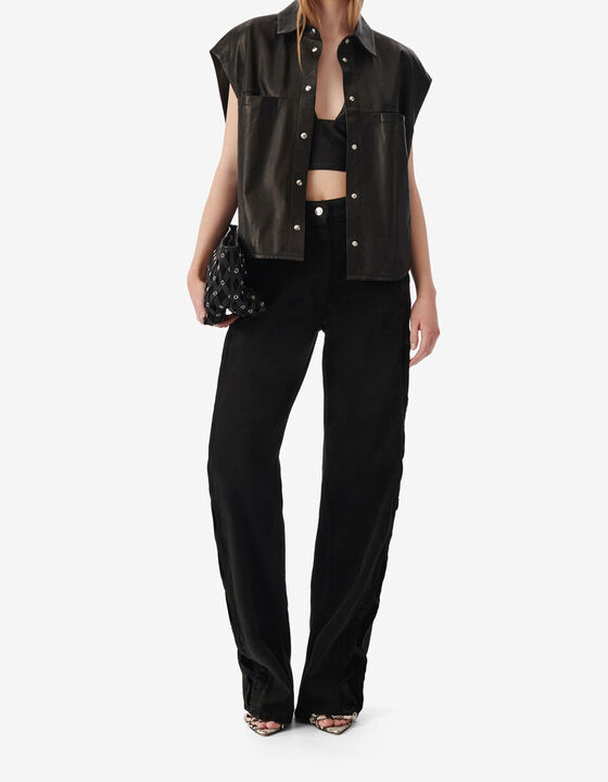 CHEMISE EN CUIR