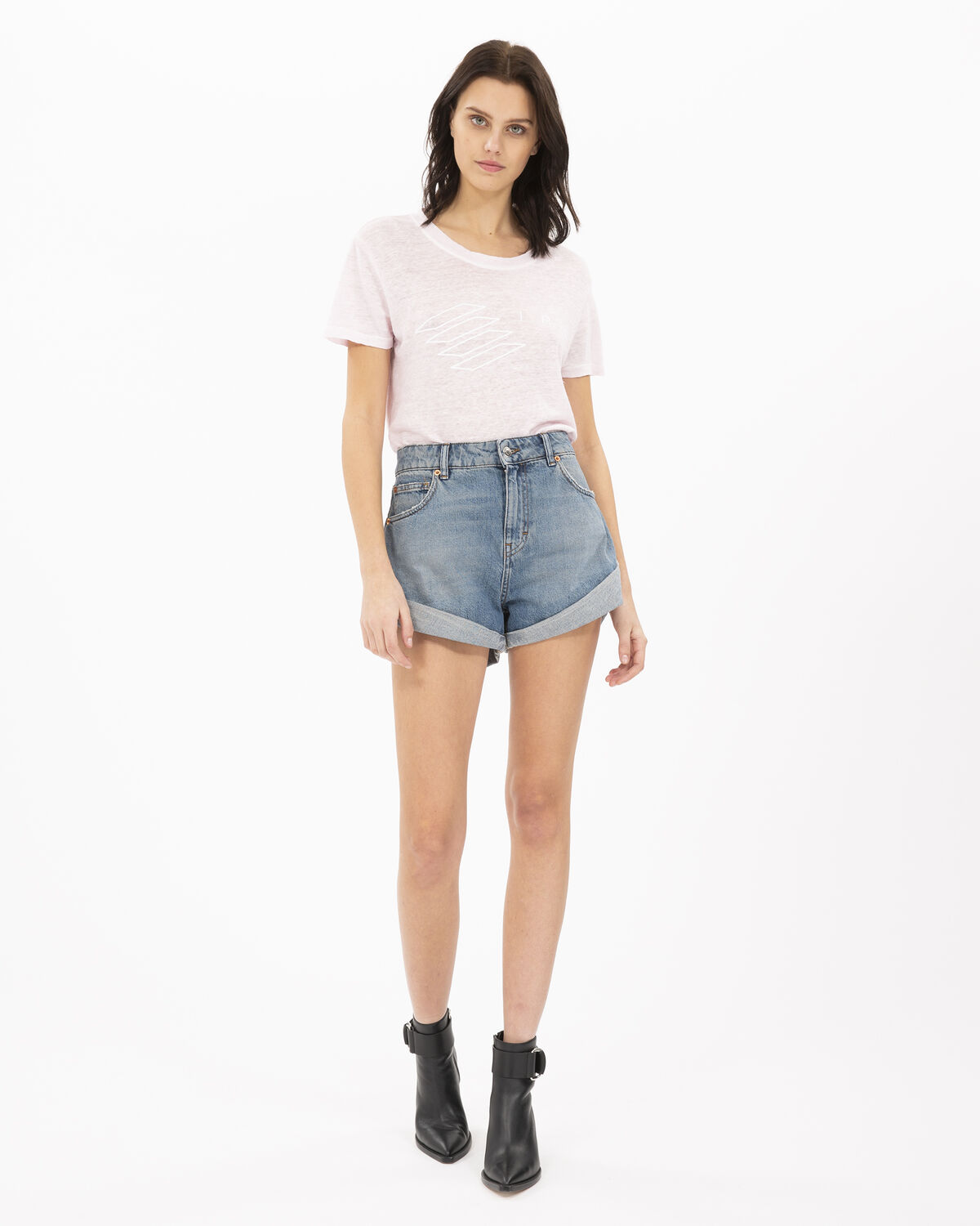 Lucie T-Shirt Blush Pink by IRO Paris