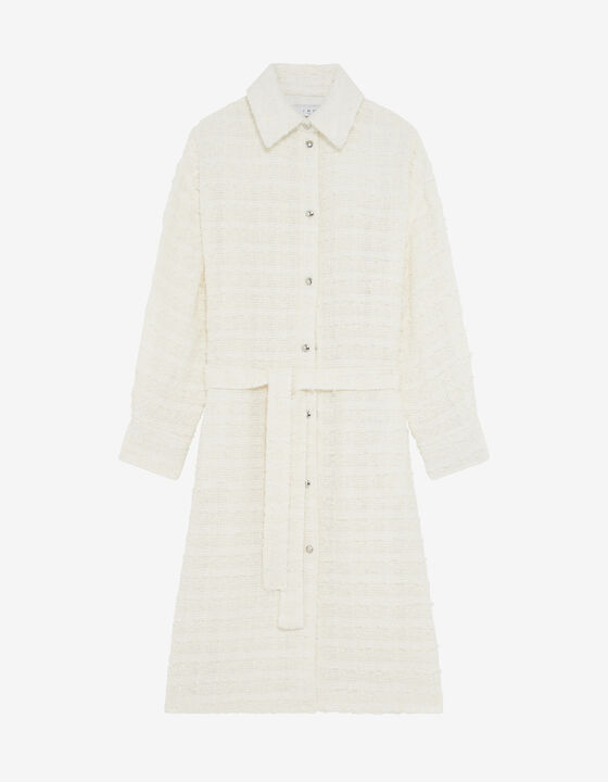 LONG TWEED OVERSHIRT