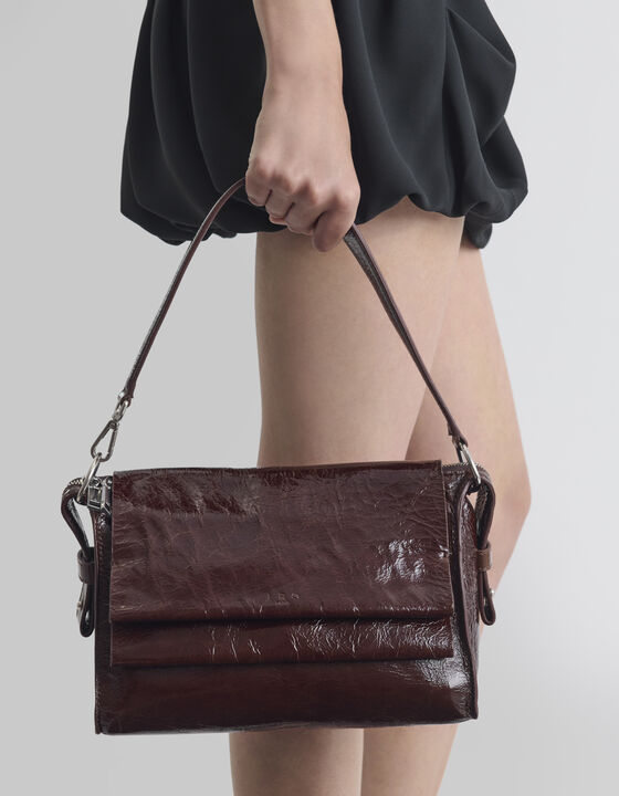 PATENT LEATHER CAMERA BAG