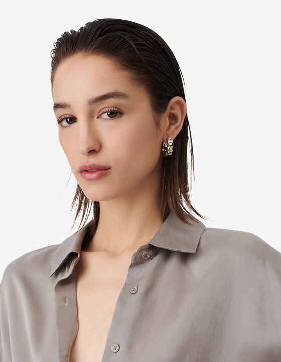 CHEMISE FLUIDE EN SOIE