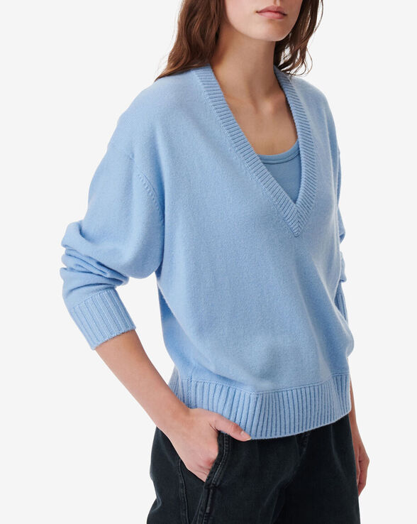 PULL COL V EN CACHEMIRE IZIE