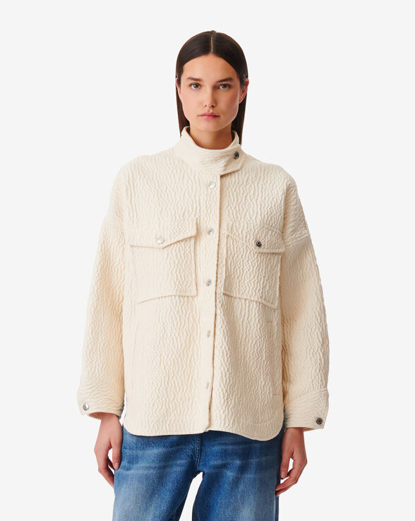 ROSANA OVERSIZED HIGH-COLLAR JACKET
