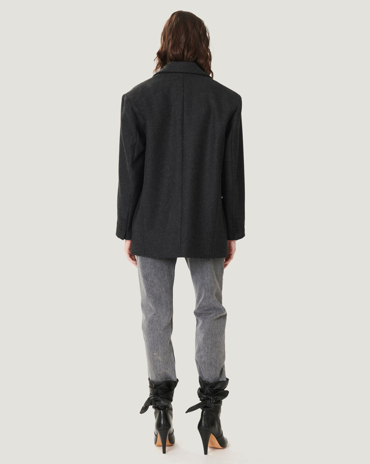OIZO OVERSIZED WOOL BLAZER JACKET image number null