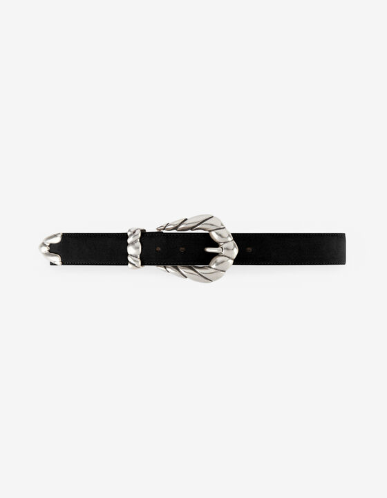 EMBELLA SUEDE LEATHER BELT