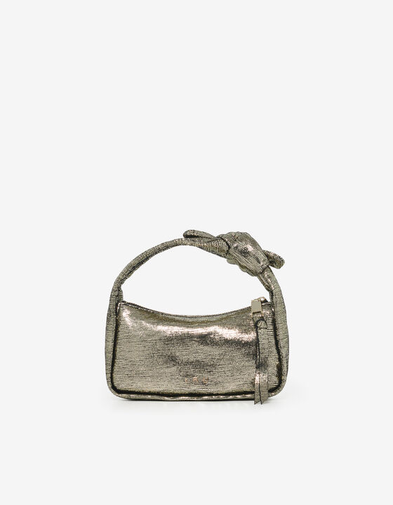 LEATHER BAG WITH BOW