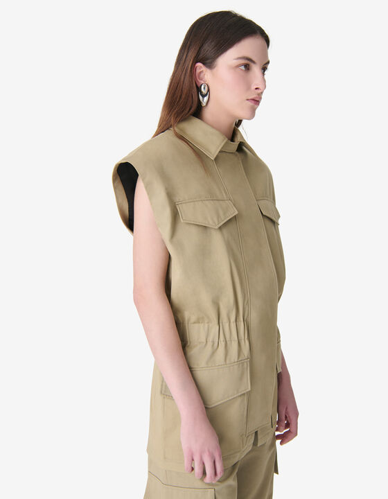 SLEEVELESS JACKET