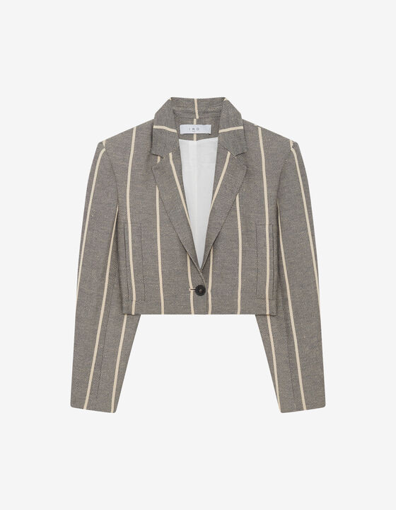 VESTE DE TAILLEUR À RAYURES