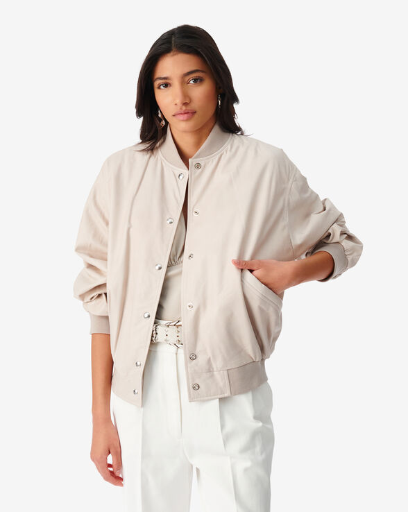 ARTUS LEATHER BOMBER JACKET