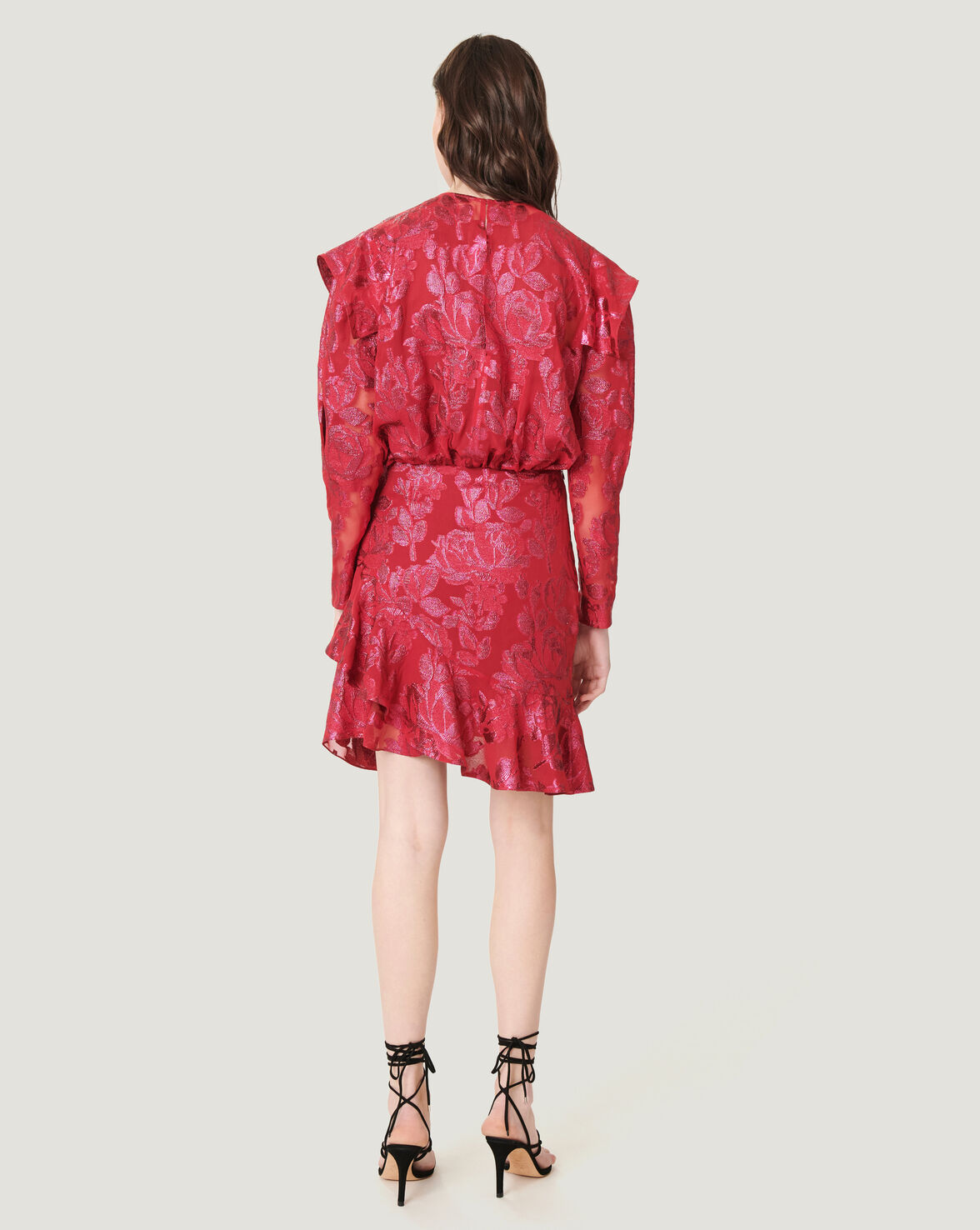 MURAI METALLIC LONG SLEEVE DRESS image number null
