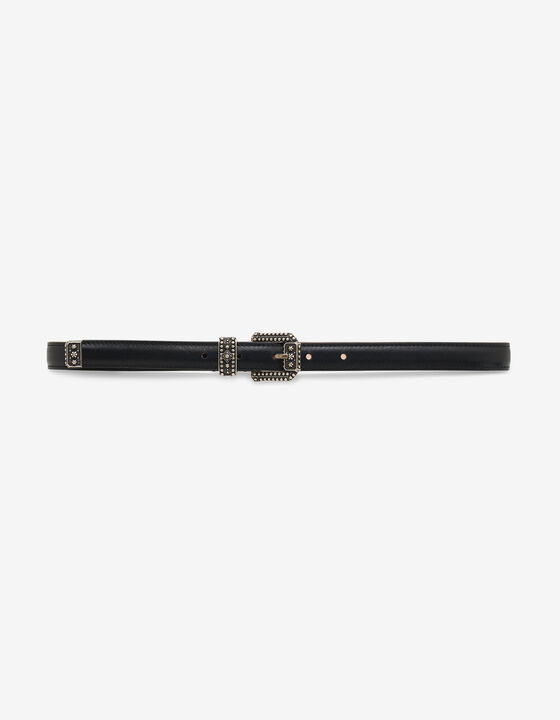 LEATHER BUCKLE BELT