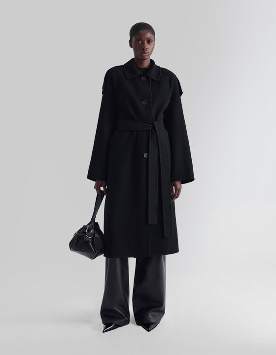 BELTED REVERSIBLE COAT